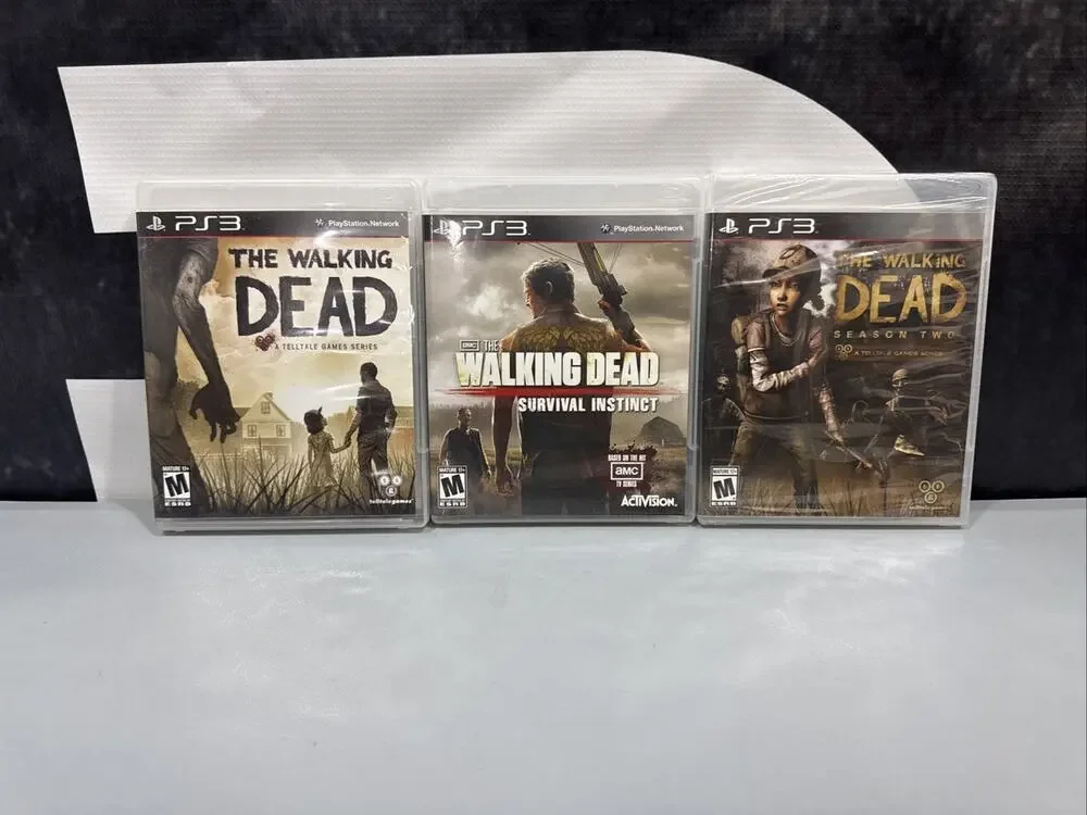 The Walking Dead 3 Game Lot For PS3 Tested Season 2 Is New CIB